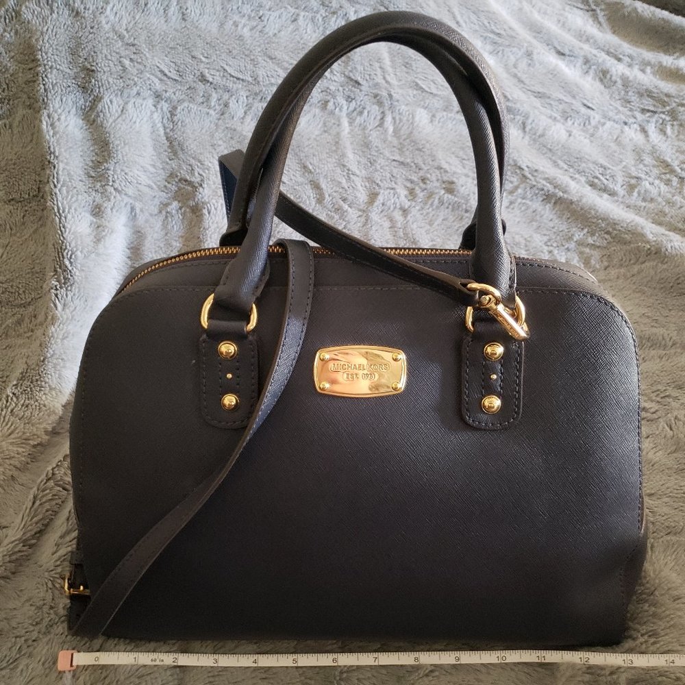 Michael Kors Navy Blue Satchel